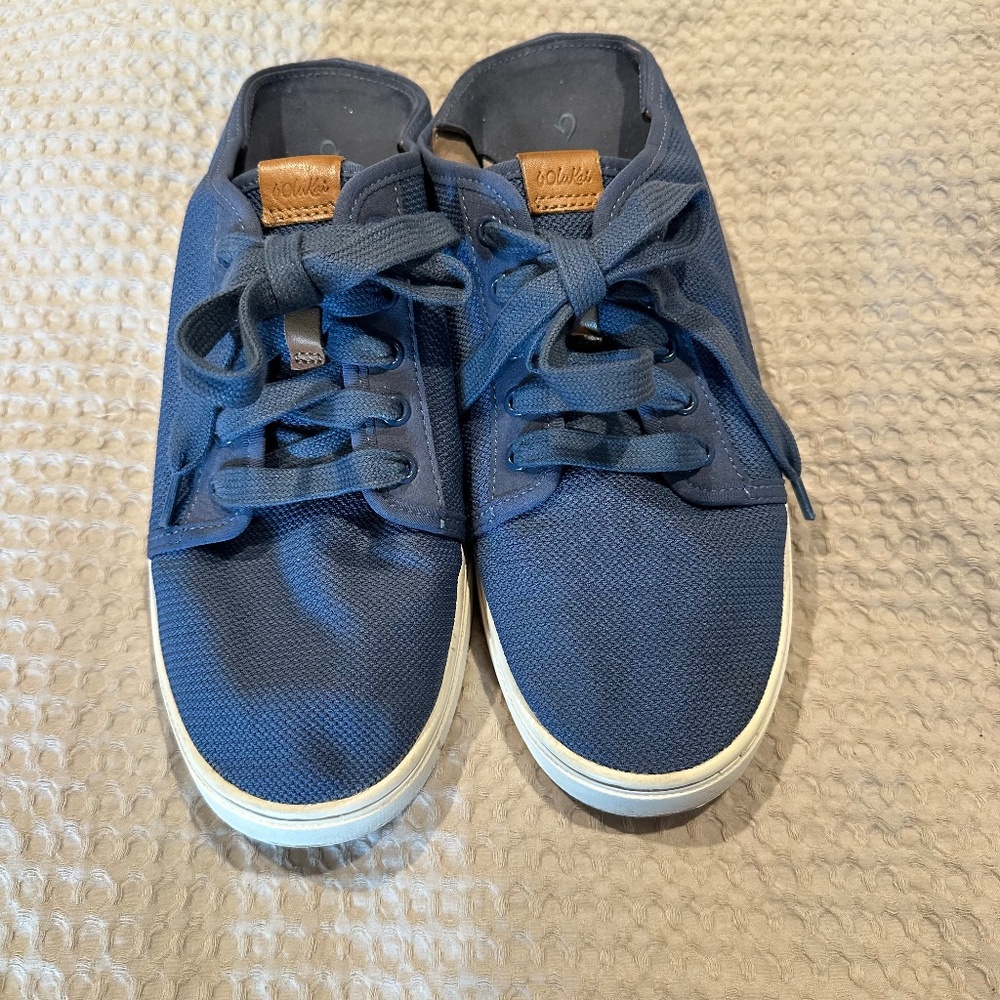 Olukai Blue Mesh Mule Slip On Sneaker Women's size 10